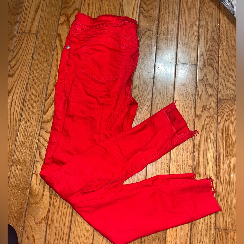 🔥art class Kids Red Jeans